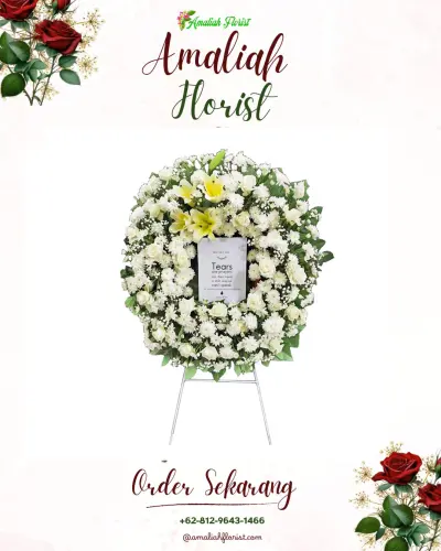 Krans Bunga Duka Cita di Sigulang
