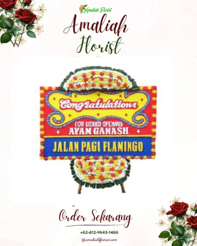 Bunga Papan Congratulation di Sigulang
